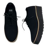 Eileen Fisher Black Knit Platform Sneakers Size 8.5 Photo 7
