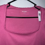 Old Navy NWT  Lace Trim Rib Knit Top Photo 3