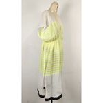 Lemlem Neon Stripe Maxi Dress Cover-Up Caftan V-Neck Beach Resort Pool Large Photo 3