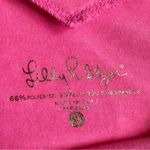 Lilly Pulitzer Hot Pink Off the Shoulder Long Sleeve Super Soft Top Shirt Photo 2