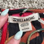 Billabong pink, black, orange & green tropical print mini dress size XS Photo 6