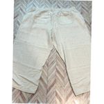 Old Navy  High Rise Wide Leg Linen Blend Crop Pants Beige XXL 2XL Womens Photo 2