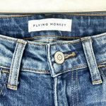 Flying Monkey Cuffed Stretch Boyfriend Jean Size 25 Medium Wash Mid Rise Blue Photo 6