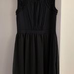 Saks 5th Avenue Black Belted Bubble Dress Photo 0