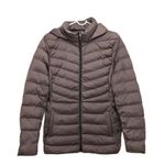 32 Degrees Heat  Women’s Jacket Purple Down Puffer Hooded Full Zip Lightweight XL Photo 0