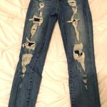 PacSun High Rise destroyed skinny jeans Photo 0