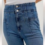 Free People WE THE FREE Jayde Flare Jeans size 25 High Waist *Hemmed* raw hem Photo 10