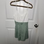 Pink Lily  White and Green Romper Photo 1