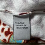 Vertigo Paris  White Sweater with Orange and Brown Accents Photo 9