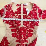 For Love & Lemons deep V-neck Layered
Lace Mini Dress in Wine Photo 12