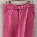 Ralph Lauren Vintage Black Label Linen Viscose Pink Wide Leg Pants 2 Photo 3