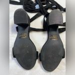 Lulus Lulu’s Trinidad Black Suede Lace-Up Heels Size 8 Photo 10