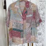 Johnny Was  merseille garden resort button down short sleeve Photo 2