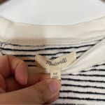 Madewell Terry Raglan Sweatshirt in Stripe Size Xsmall Photo 5