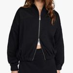 Free People MOVEMENT | Smooth Moves Black Athletic Jacket Full Zip | Size Large Photo 0