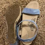 Aetrex Blue Wedge Heels Photo 2