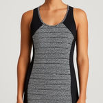 Athleta  Black and Gray Sheath‎ Mini Dress Photo 0