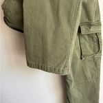 CiSono Army Green Straight Leg Cargo Pants Womens 1 / 26 Utility Streetwear City Photo 3