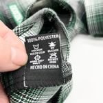 Dixxon Womens Flannel Top Large Callahan Plaid Street Grunge Heritage Overshirt Green Photo 9