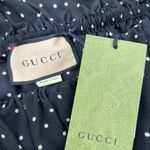 Gucci NWT  GG micro polka dot silk ruffle top sz 38 Photo 5