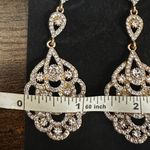 Teardrop Vintage Earrings Gold Photo 2