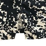 Old Navy Women's A-Line Skirt Size 2 Black & White Floral Knee Length Photo 5