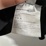 Reformation Hart Cashmere Sweater in Black Size Small Deep V-Neck Photo 4