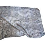 Vintage Sheer Animal Print Snakeskin Scarf One Size Gray Photo 3