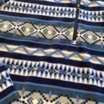 Eddie Bauer  Quarter Zip L/S Cozycore Fleece blue White Size SMALL (2023) Photo 2