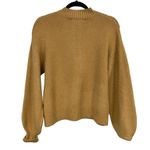 Sophie Rue  Women's Quarter Zip Camel Sweater Size Small Photo 2