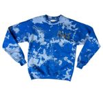Raks Blue Acid Patch Black Hair Tie Dye Crew Neck Sweatshirt size S Streetwear Photo 2