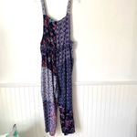 Sacred Threads  NWTs Wisteria Blue Floral Overalls size L/XL Photo 11