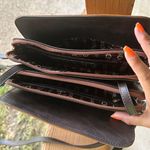 Tignanello leather caramel and brown crossbody Photo 8