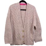 Free People  Molly Cable Cardi Oversized‎ Knit Cardigan XS Photo 1