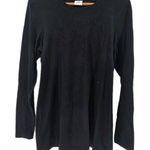 CAbi  Long Sleeve Black Tshirt Womens Large Cotton‎ Blend Photo 0