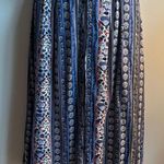 New Look Floral Blue Midi Skirt with denim front cottage core Ralph Lauren vibes Photo 0