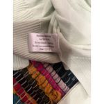 Lisa Todd Sweater Cream Loop Knit Sleeves And Pockets Size S 100% Cotton Photo 4