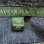 Lauren Ralph Lauren Vintage Y2K Western Style Faded Cotton Denim Midi Skirt 10 Blue Photo 13