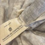 By Walid Rose Floral Print Linen Maxi Dress Small White Photo 4