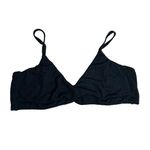 Good American NWOT  Crinkle Always Fit Twist BikiniTop Black Size‎ 6 3XL Photo 1