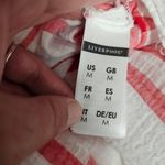 Liverpool  Red & White Plaid Lightweight Mandarin Collar Pullover Size Medium Photo 6