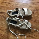 Marc Jacobs  Rose Metallic Flat-form Sandals Photo 3