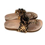 Ulla Johnson Netta Sandal Melange Black and Cream Size 37 Size 7 US Toe Strap Photo 5