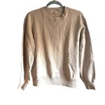 Uniqlo Crewneck Basic Light Sweatshirt Beige X-Small Photo 1