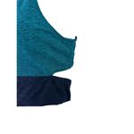 Outdoor Voices Bra Blue Tri-tone Slashback Crop Top Sports Bra Size Small Photo 4