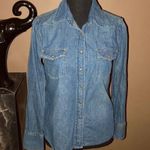 Bitten by Sarah Jessica Parker Jean Shirt Blue Size M Photo 0