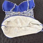 Soma Navy, Royal and White Bustier Swim Top Size undefined Photo 6