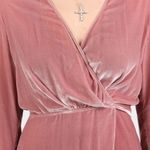 Reformation  Silk Velvet Chrissy Mini Dress in Pink Size M Photo 4
