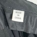 ALC Frank A.L.C. Velvet Wide Leg Pants Silk Blend Flat Front Tab Closure Black Size 2 Photo 3