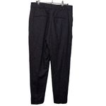 Equipment  Warsaw Wool Blend Trouser Pants Brown Women’s Size 8 Ankle Pockets Photo 4